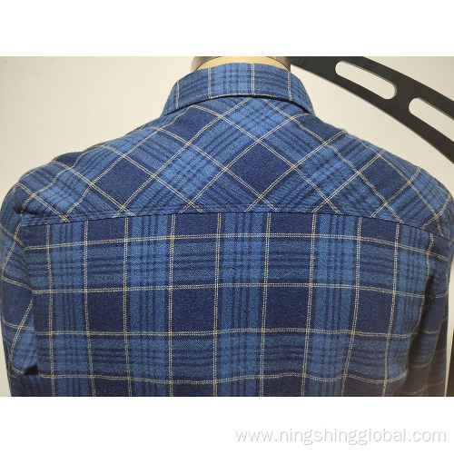 Plaid Mens woven winter Jackets